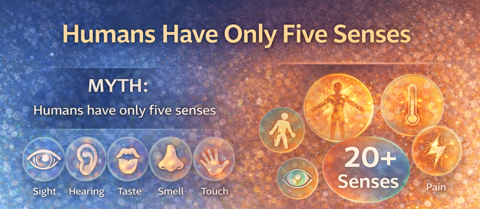 Humans have only 5 senses Humans have only 5 senses