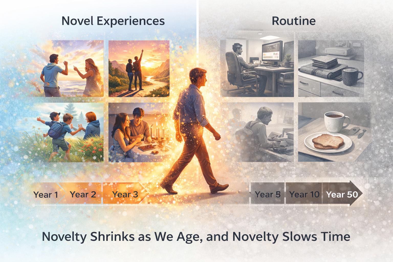 Novelty Shrinks as We Age-and Novelty Slows Time Novelty Shrinks as We Age-and Novelty Slows Time